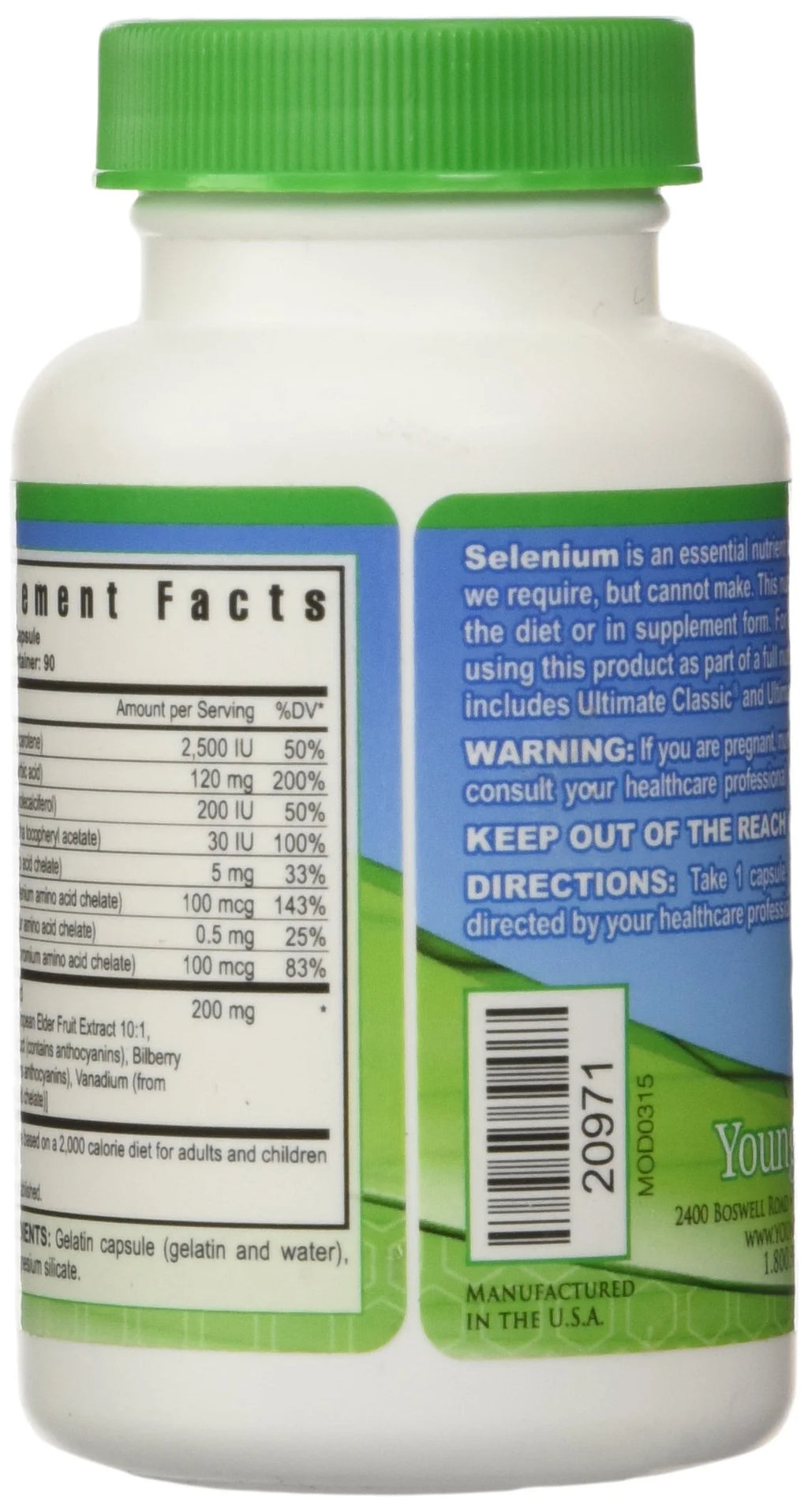 Youngevity Ultimate Selenium 90 Capsules K812