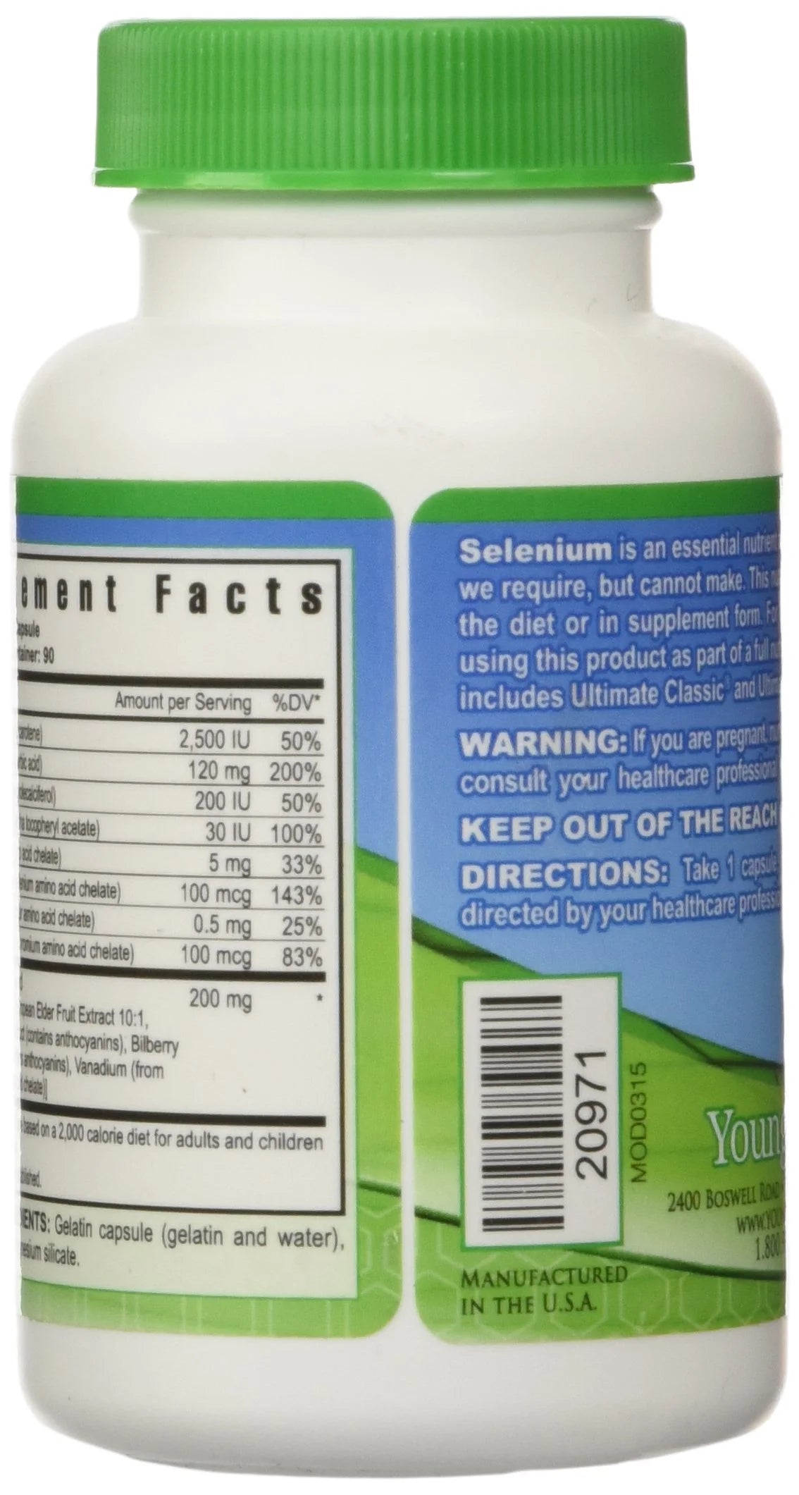 Youngevity Ultimate Selenium 90 Capsules K812