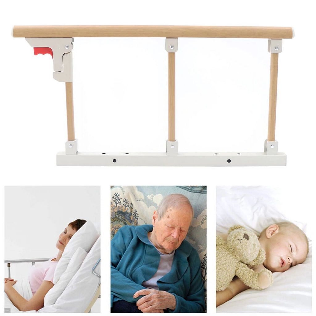 Wuzstar Bed Side Rails Guard Folding Bed Safety Rail for Elderly Adults I867453