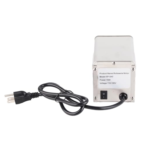 Stainless Steel BBQ Rotisserie Motor 110V T7095