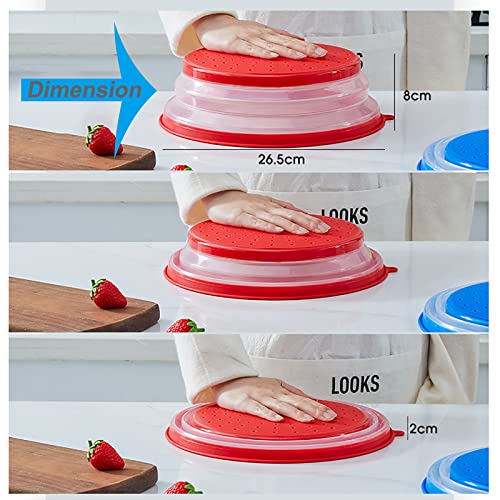 Collapsible Microwave Lid with Vent, 10.5 Inch Splatter Cover, BPA Free S257