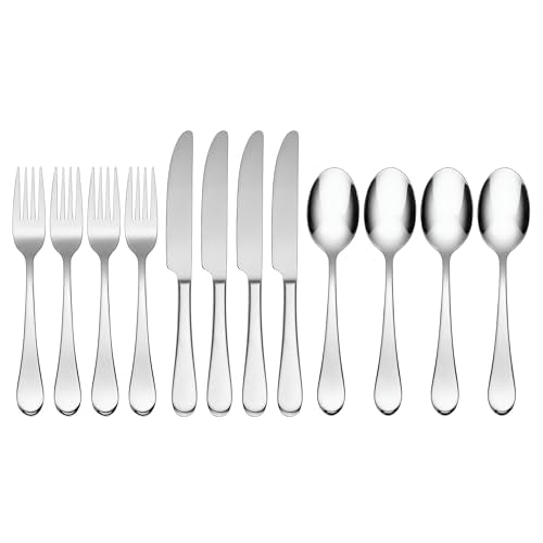 Oneida Icarus 45-Piece Flatware Set, Service for 8, Silver