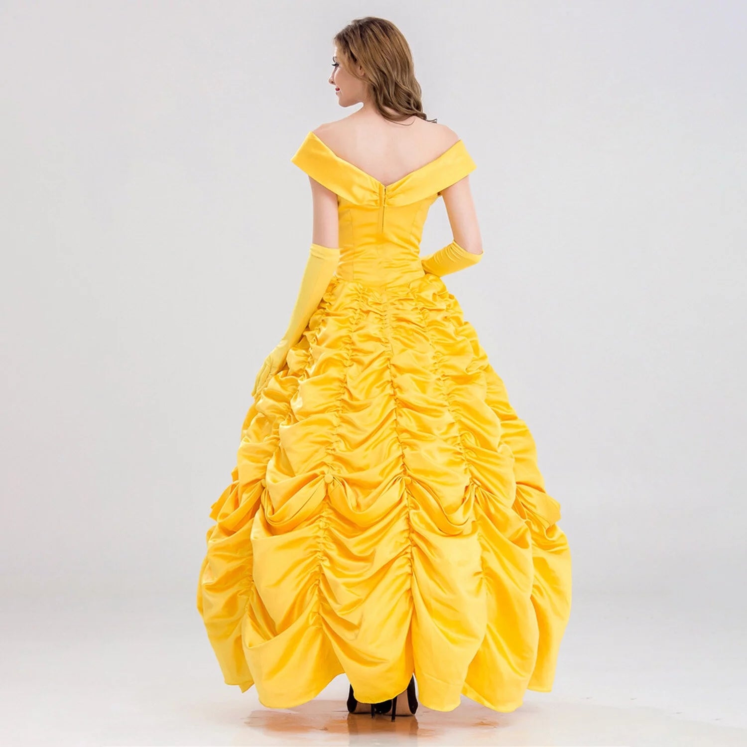 Belle Beauty and Beast Costume for Women Cosplay Princess Dress V894