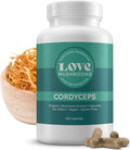 Cordyceps Mushroom Extract Capsules (>25% Beta-glucan), Organic, 120 Count (2 Month Supply)