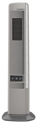 Lasko 42" Portable Outdoor Tower Fan with Bluetooth, Black B843