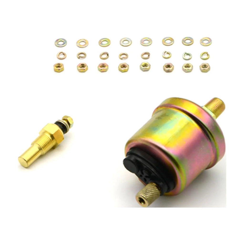 Triple Gauge Kit 3-in-1 Car Meter Voltage Water Temp Oil Pressure 52mm X776492