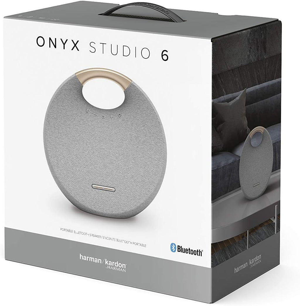 Harman Kardon Onyx Studio 6 Bluetooth Speaker with Handle, Gray M69340