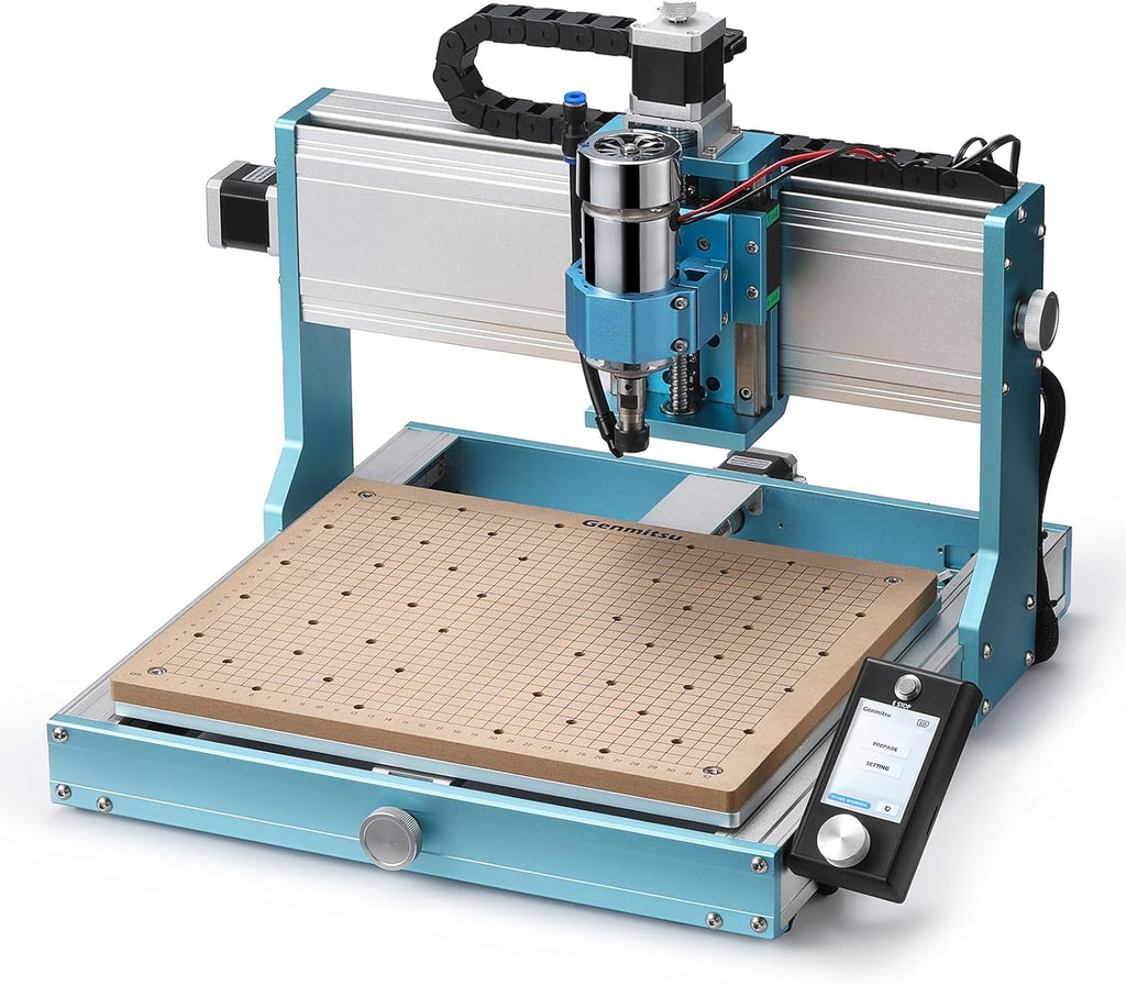 Genmitsu 3030-PROVer MAX CNC Router Machine with Linear Guide & Ball Screw Motion + MDF Grid Spoilboard, 360 x 300 x 12mm (14.2''x 11.8''x 0.4'')