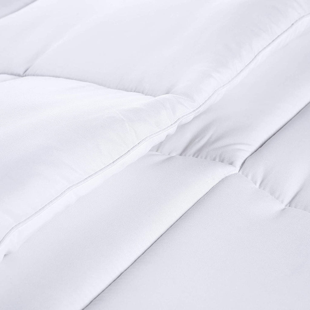 Teal Multi Ruffle Super King Comforter with Pillowcases I8769