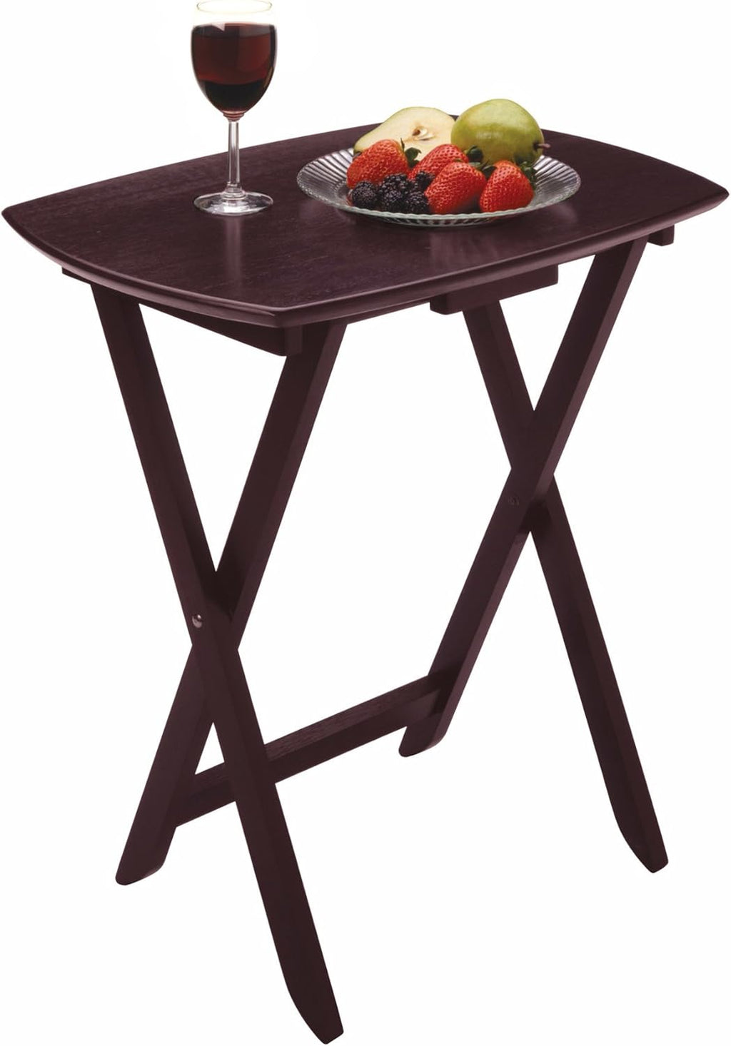 Winsome Wood Oversized TV Tables, Espresso, Set of 4 M8937