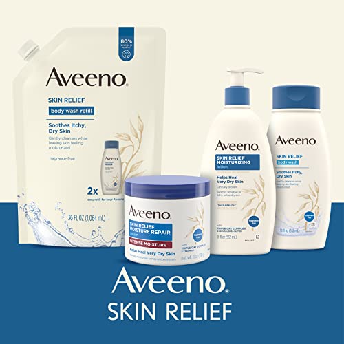 Aveeno Skin Relief Fragrance-Free Moisturizing Lotion for Sensitive Skin, 18 fl. oz E197