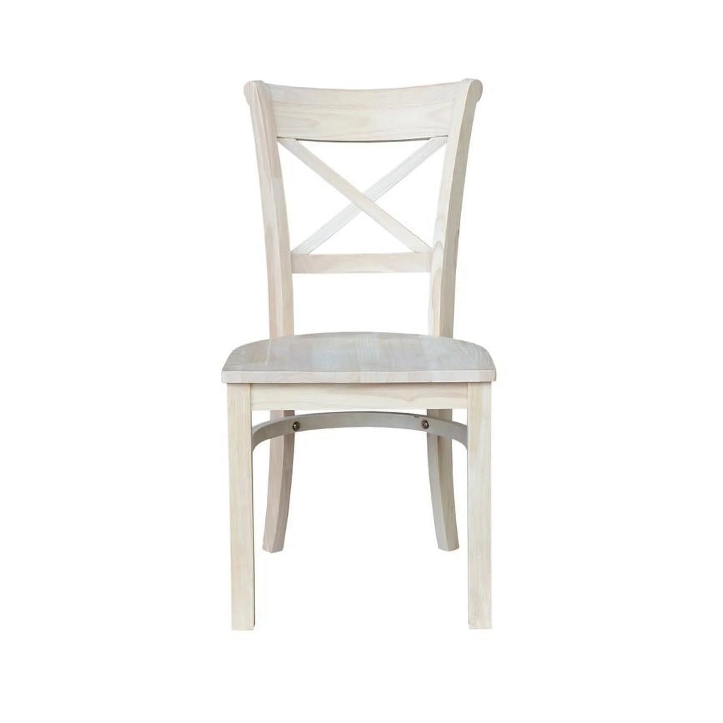 Set of Two Charlotte X-Back Chairs