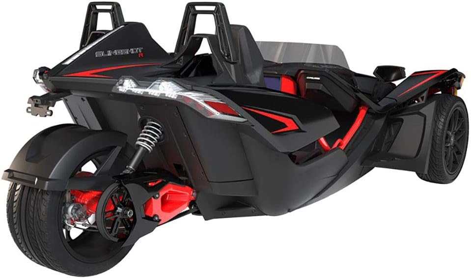 Polaris Stealth Black Rear Fender 305mm for Slingshot SL R GT C72081