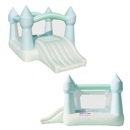 Bounceland Daydreamer Mist Bounce House with Slide, 12 ft x 9 ft x 7 ft, UL Blower Included D965