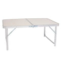 Camping Folding Table,Aluminum Height Adjustable Lightweight Portable Handle,Small Outside Fold Up Card Table for Outdoor Patio Picnic Grill Cooking BBQ Beach Backyard