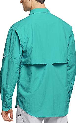 TSLA Men's Performance Fishing Shirt UPF 50+ Long Sleeve M34081