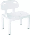 Carex Universal Tub Transfer Bench, Shower and Bath Seat, Height Adjustable, Holds Up to 400 Pounds