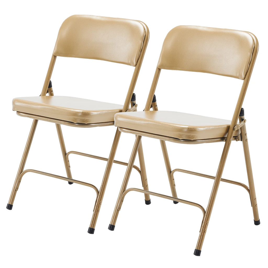 2 Pack Metal Folding Chairs with Padded Seat and Back G6064