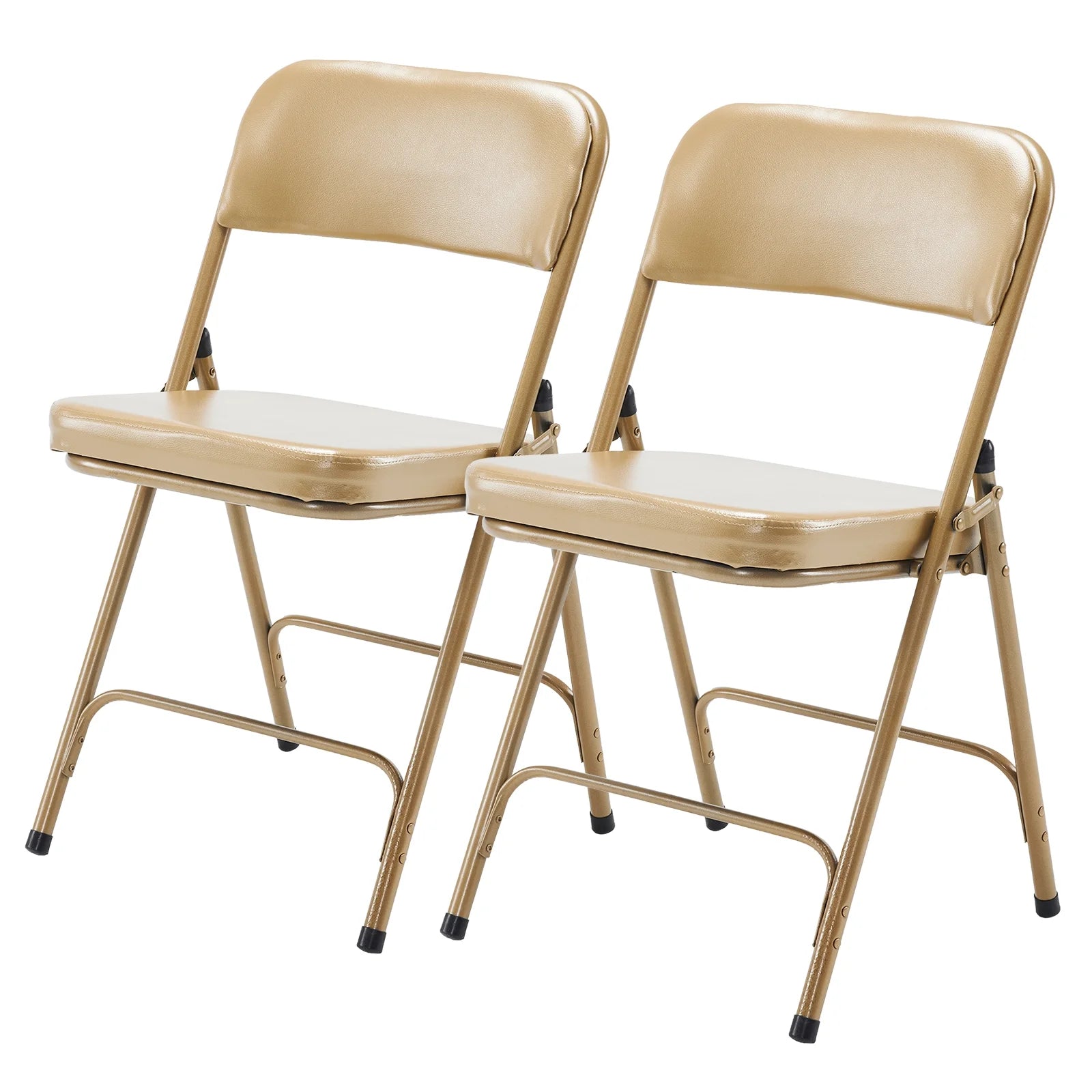 2 Pack Metal Folding Chairs with Padded Seat and Back G6064