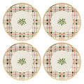 Lenox Holiday Plaid 12-Piece Dinnerware Set, 11.07, Red & Green