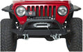 FISHBONE Jeep TJ Front Bumper W/Winch Guard 97-06 Wrangler TJ Rubicon and Unlimited Steel Black Textured Powdercoat Piranha Series