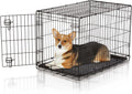 ProSelect Easy Dog Crates for Dogs and Pets - Black;Medium-Large