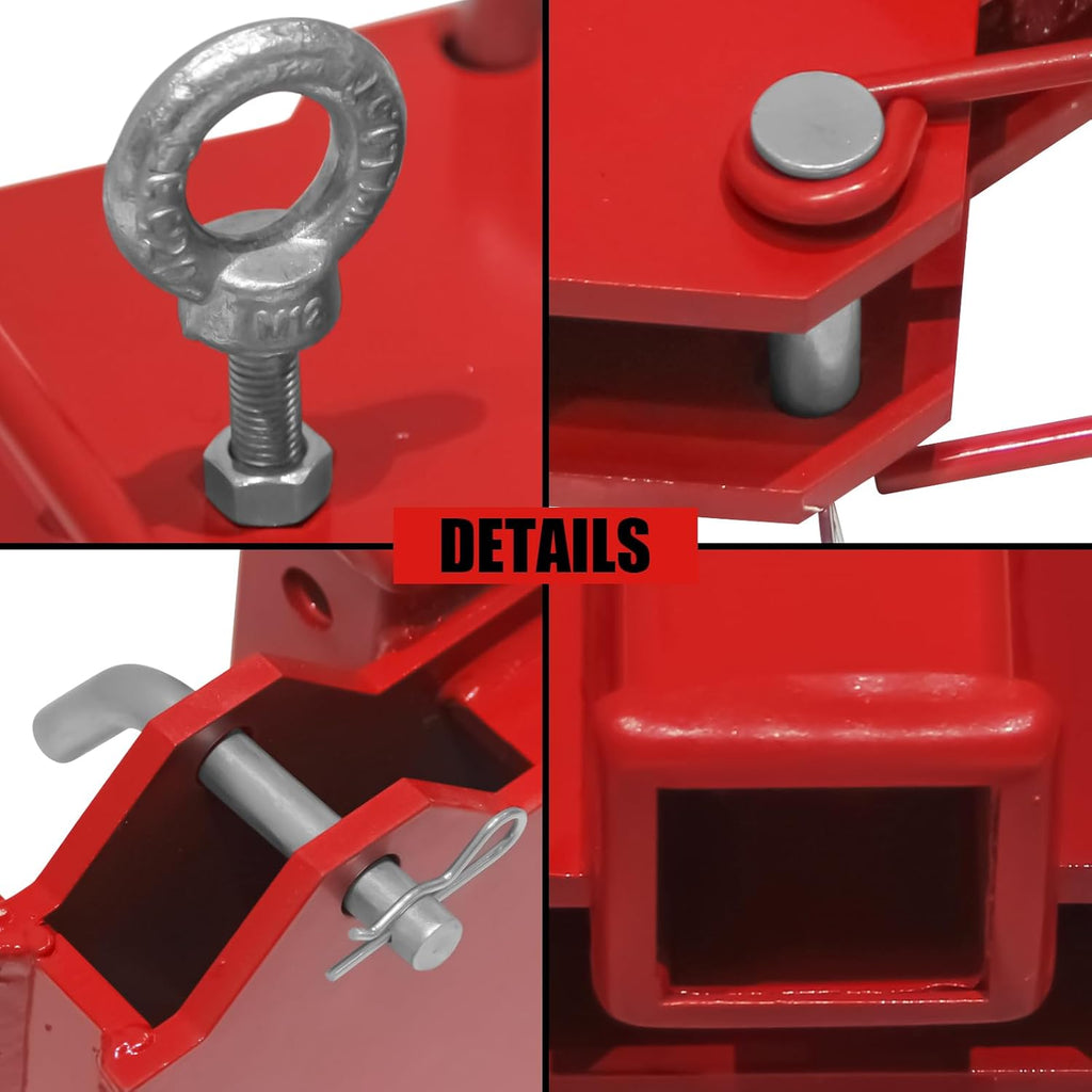 2" Trailer Hitch Receiver for Dual Pallet Forks N32531