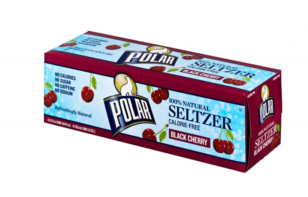 Polar Black Cherry Seltzer 12 oz Cans - Pack of 24