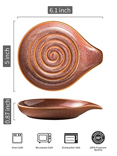 LAUCHUH Spoon Rest for Stove Top, Large Kitchen Countertop Holder, Black Q90599