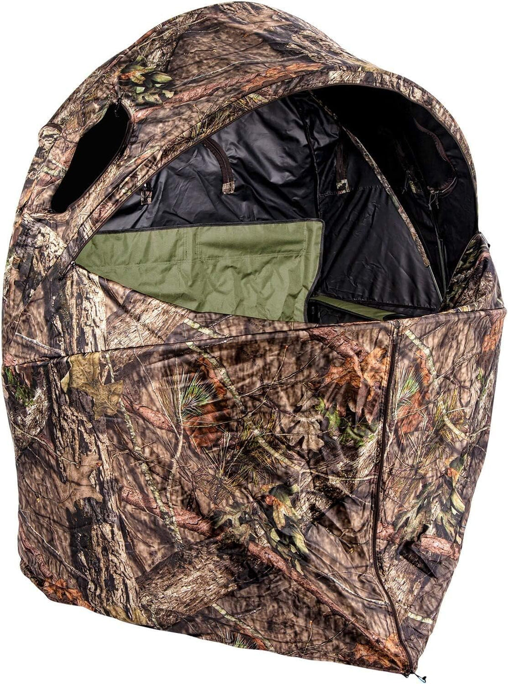 Ameristep Tent Chair Blind 1-Person Hunting Blind Mossy Oak Break-Up Country with Mr. Heater MH4B Little Buddy 3800-BTU Indoor Safe Propane Heater Y828