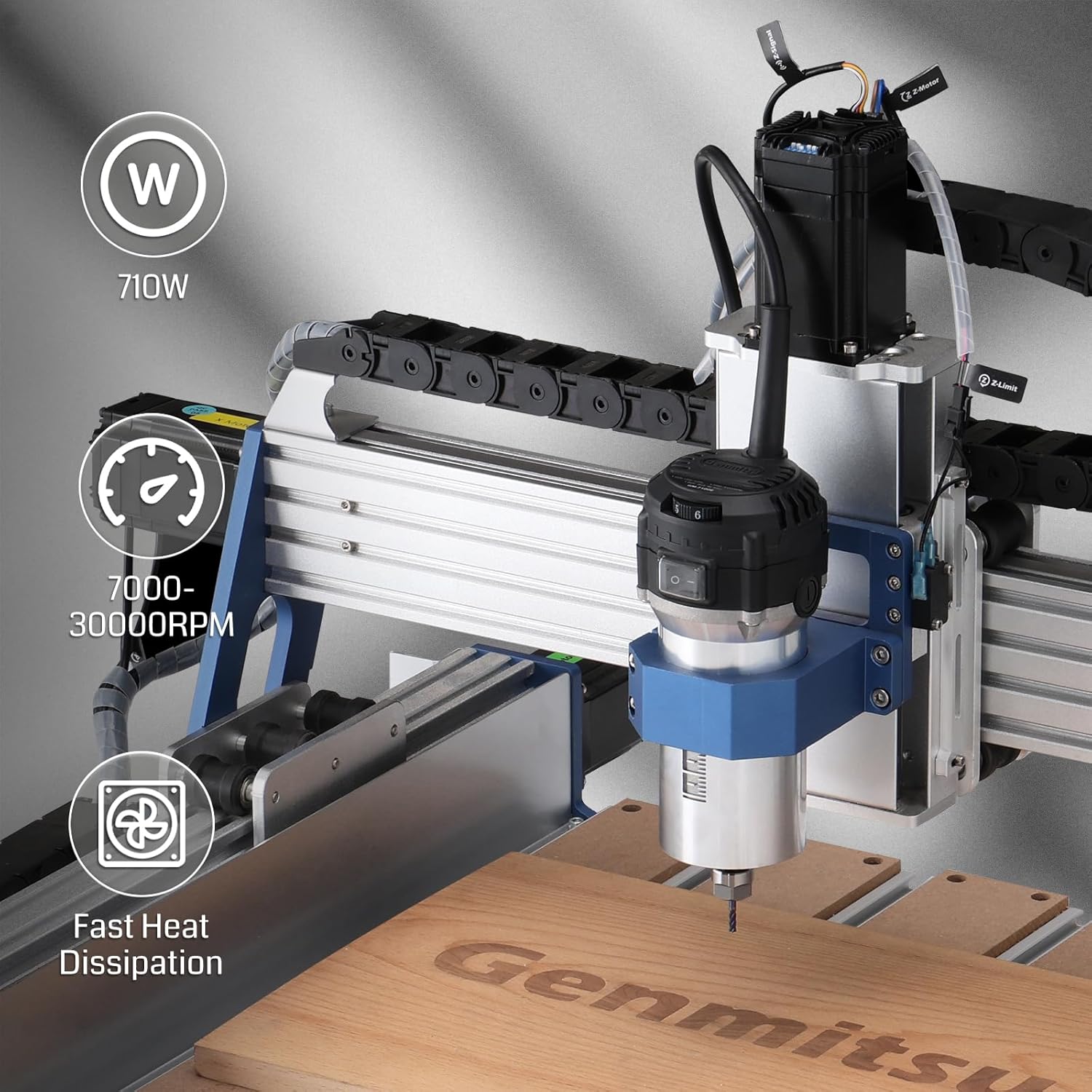 Genmitsu 3030-PROVer MAX CNC Router Machine with 710W Spindle Motor A411523