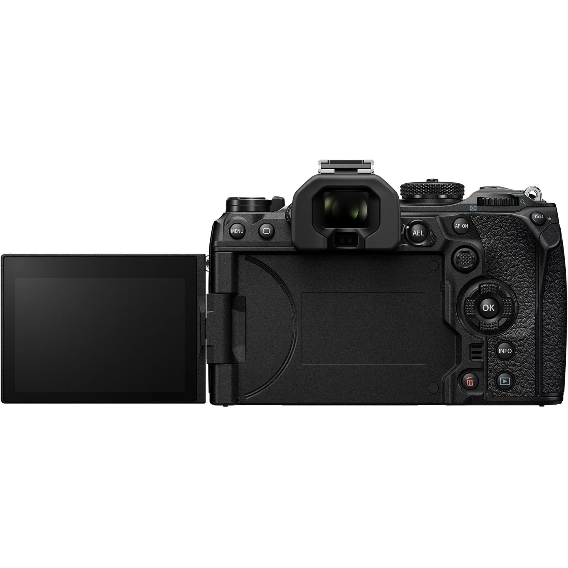 Olympus OM SYSTEM OM-1 20.4MP Mirrorless Camera with Lens, Black J55425