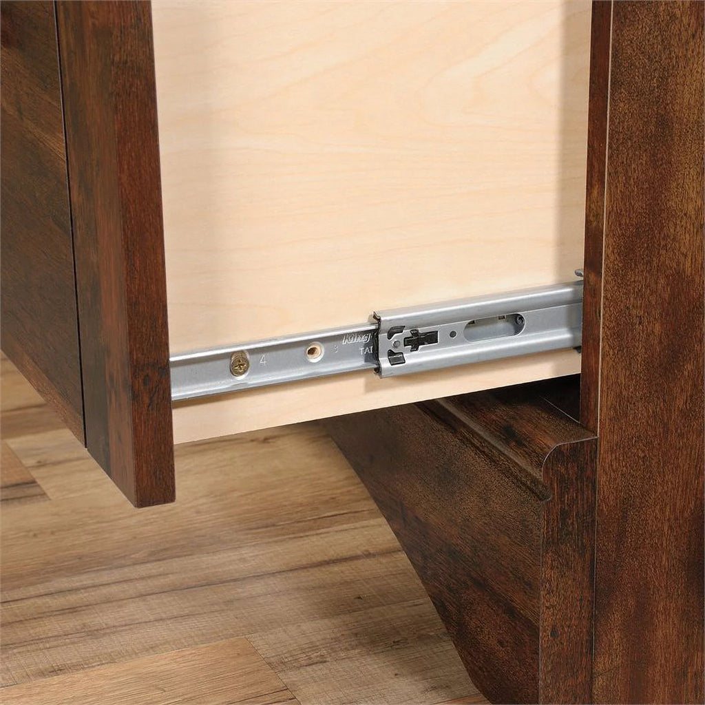 Pemberly Row Computer Desk with Hutch, Curado Cherry J48760