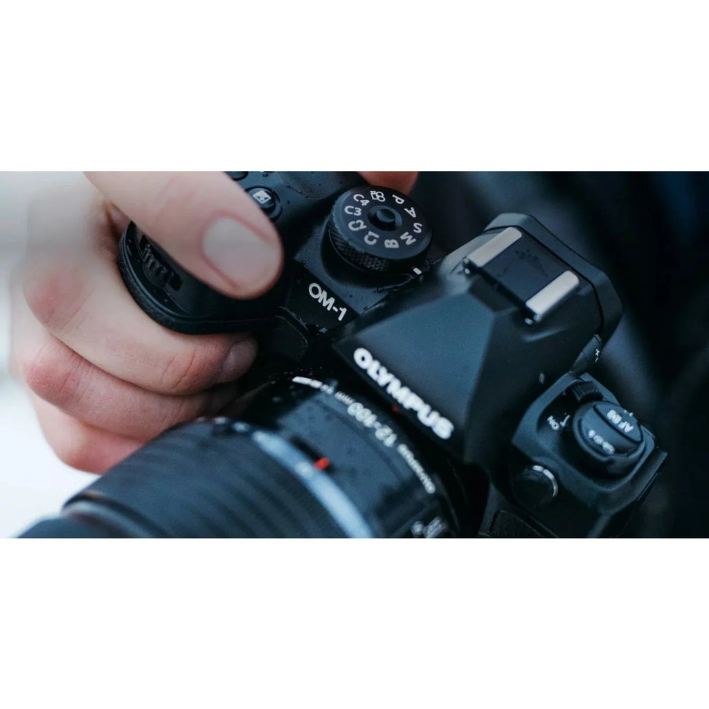 Olympus OM SYSTEM OM-1 20.4MP Mirrorless Camera with Lens, Black J55425