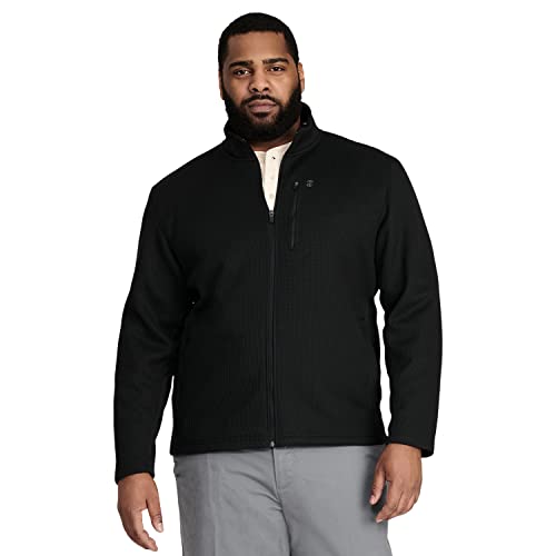 IZOD Men's Big and Tall Advantage Performance Full Zip Fleece Jacket