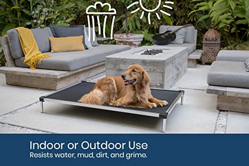 K9 Ballistics Chew Proof Elevated Dog Bed XX-Large 50"x33" Black S39235