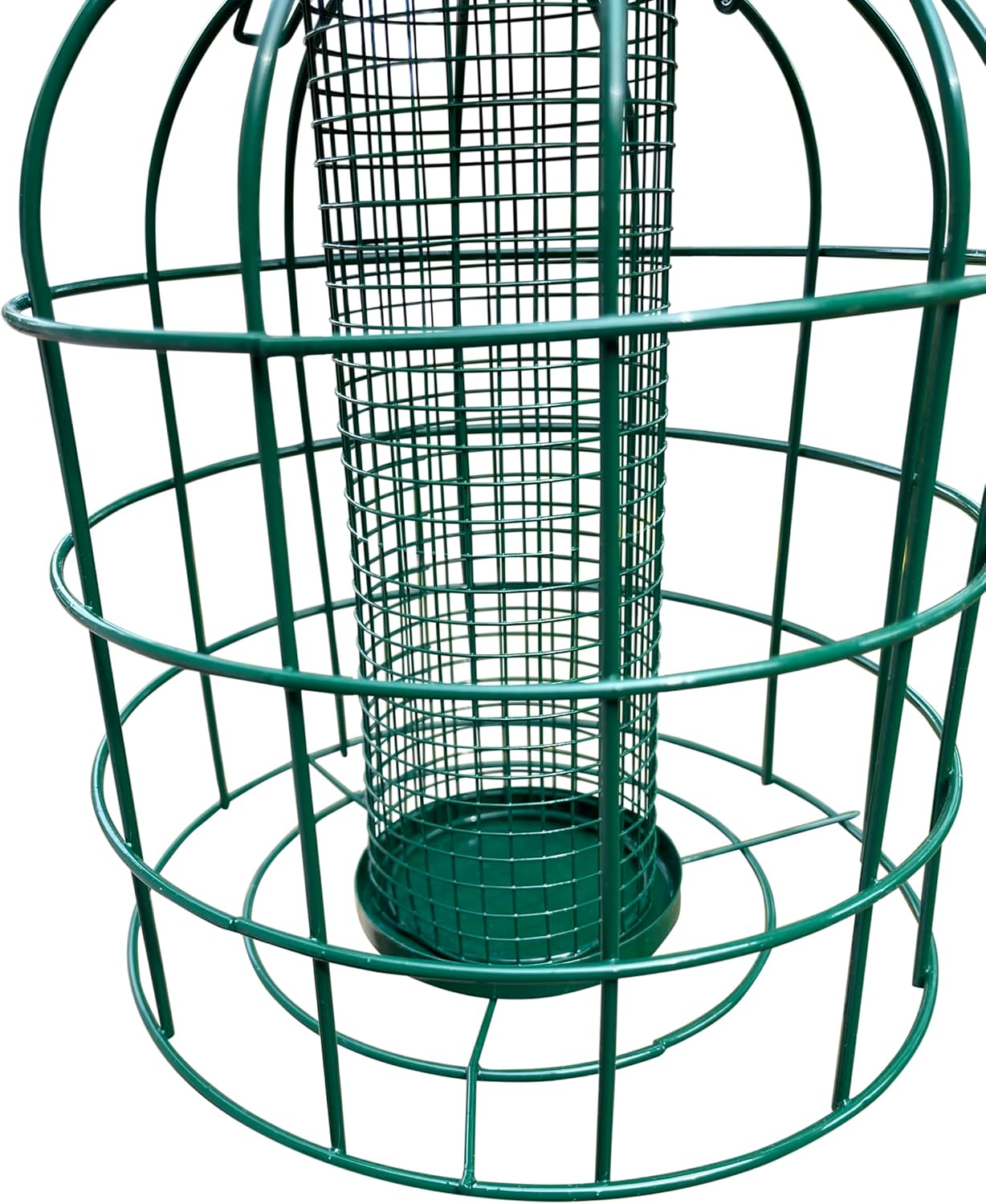 Garden Guru Squirrel Proof Bird Feeder – Caged Mesh Hanging Feeder for Small Wild Birds A397810