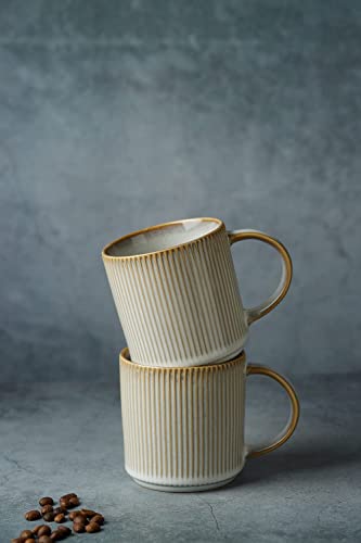 famiware Coffee Mug Set for 6, 12 oz Smoky Blue O254624