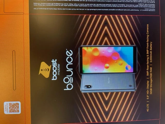 Boost Mobile Bounce 4G 32GB Black Prepaid Smartphone J999