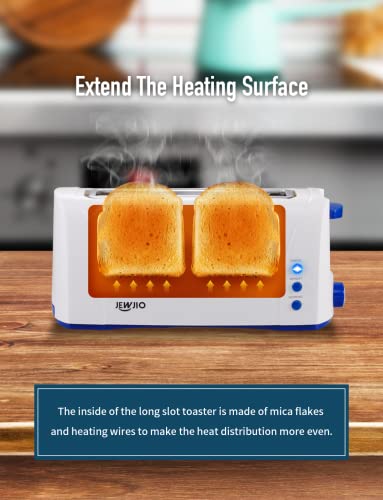 Vintage Black 2 Slice Wide Slot Toaster with Defrost & Reheat A103