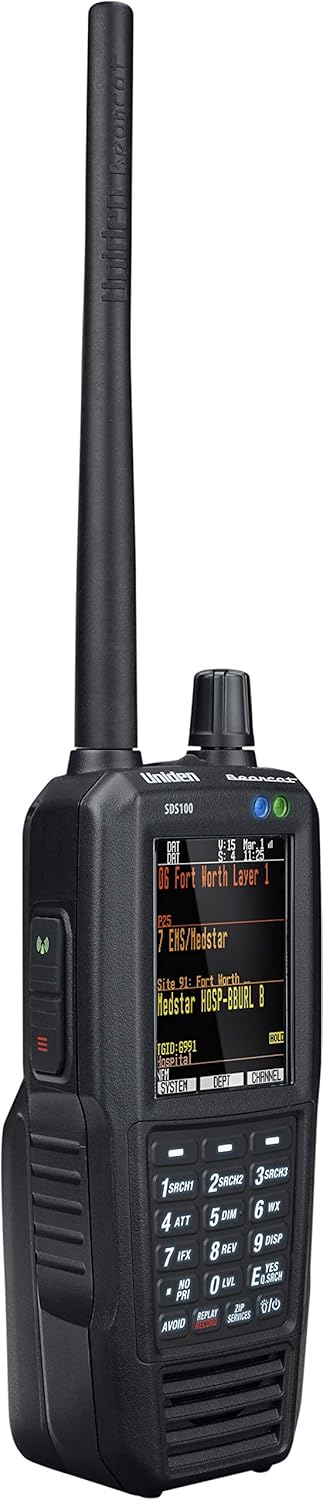 Uniden SDS100 True I/Q Digital Handheld Scanner V6041
