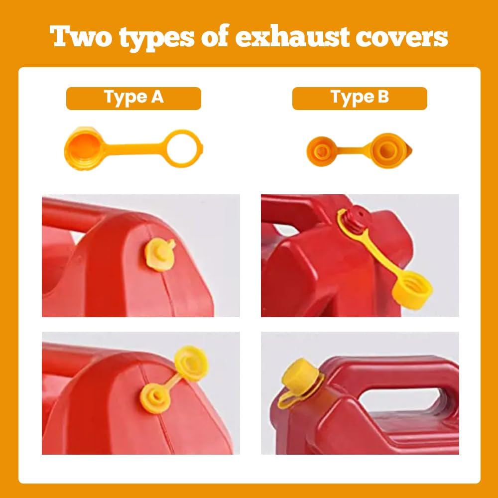 Gas Can Spout Replacement Kit with Flexible Nozzle for 1/2/5/10 Gallon Cans Y99406