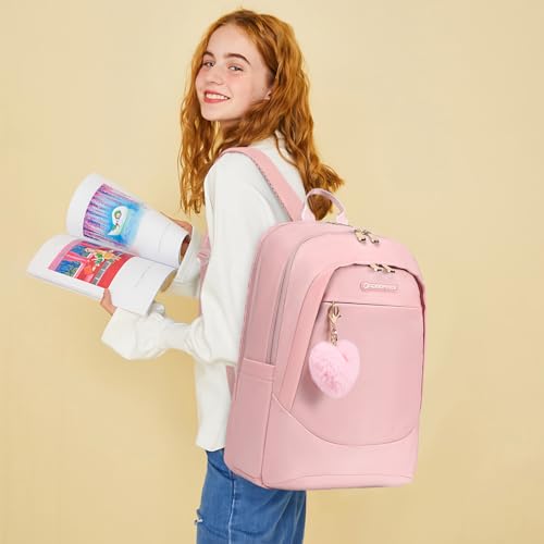 Women's 15.6 Inch Waterproof Laptop Backpack for School T4885