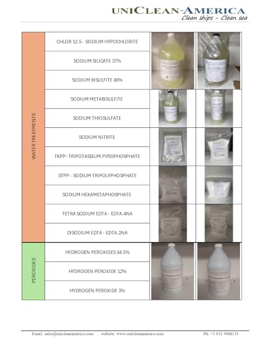 Sodium Hypochlorite 12.5% Chlorine Liquid for Water Treatment and Swimming Pool, 1 Gallon N86091
