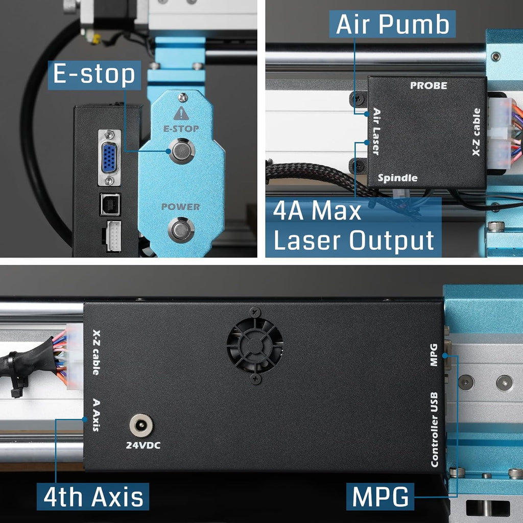 Genmitsu CNC Router Machine 4040-PRO 3 Axis Engraving for Woodworking Metal Acrylic B937611