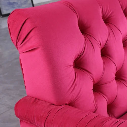 Rose Red Chesterfield 3 Seater Modern Sofa H784516