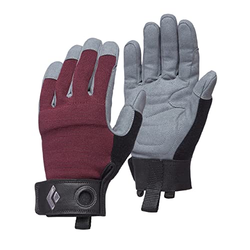 BLACK DIAMOND Womens Crag Full-Finger Rock Climbing Gloves for Belaying