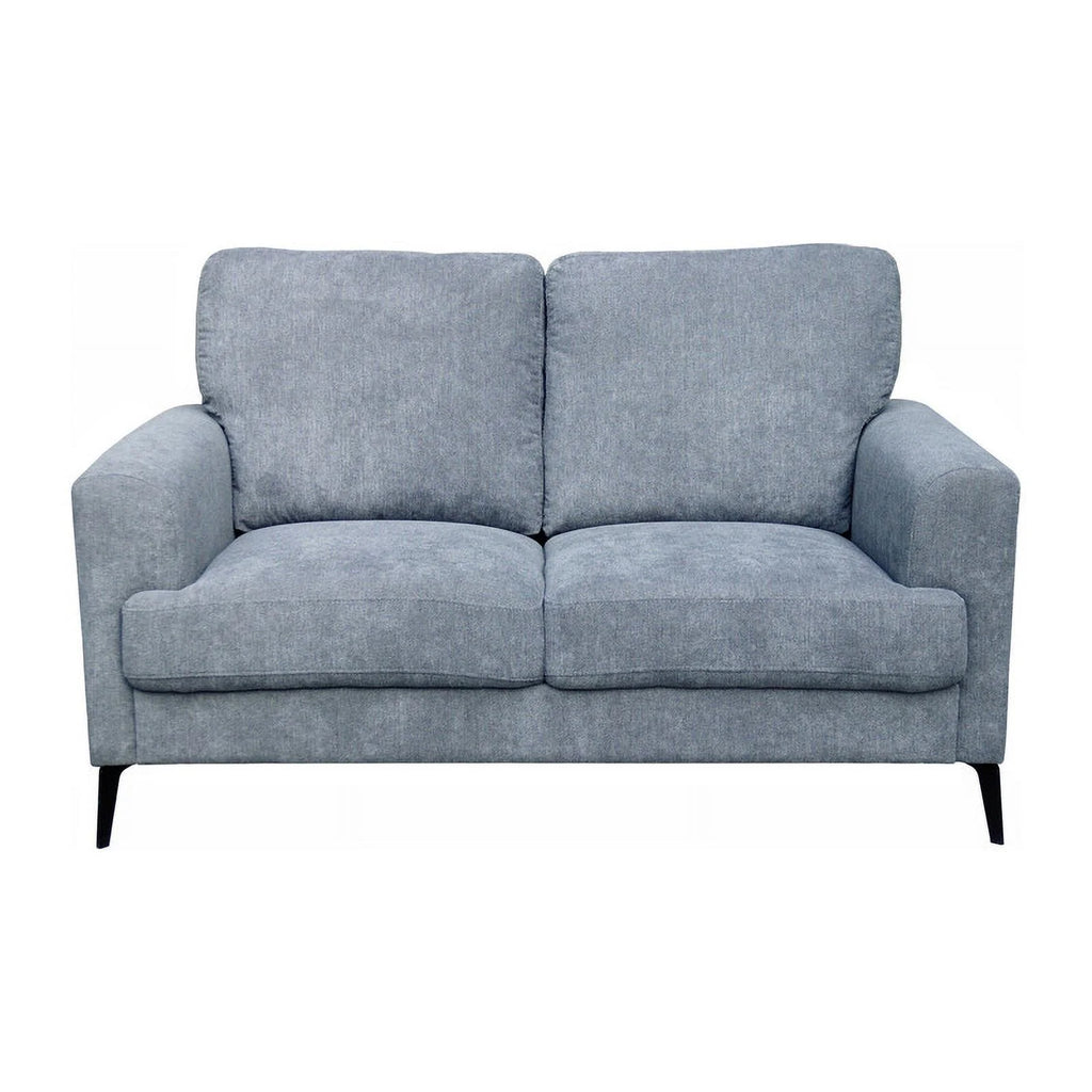 Pemberly Row Gray Chenille Sofa Loveseat Chair Set Z8818