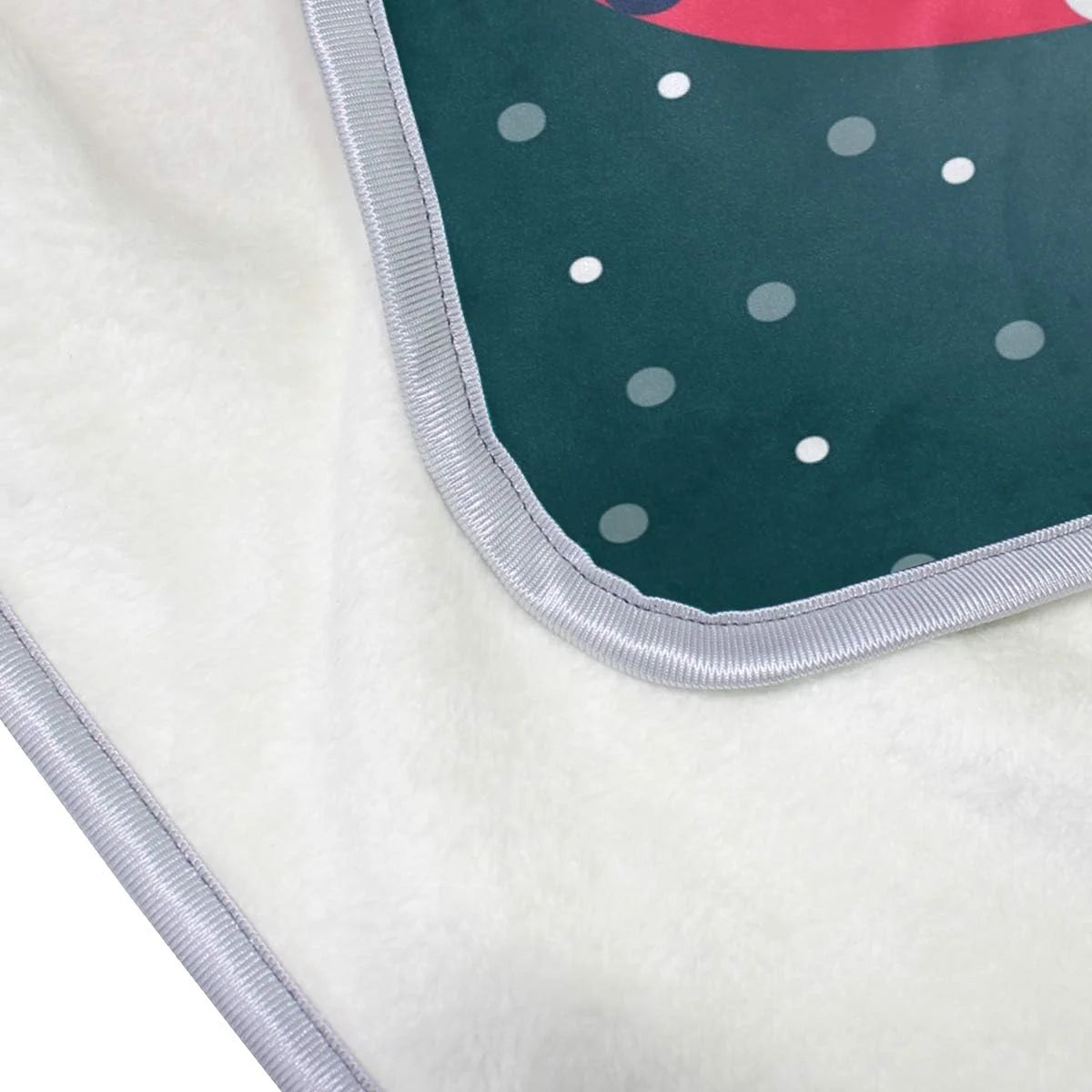 Wellsay Merry Christmas Gnome Throw Blanket 50 x 60 Inches B235162