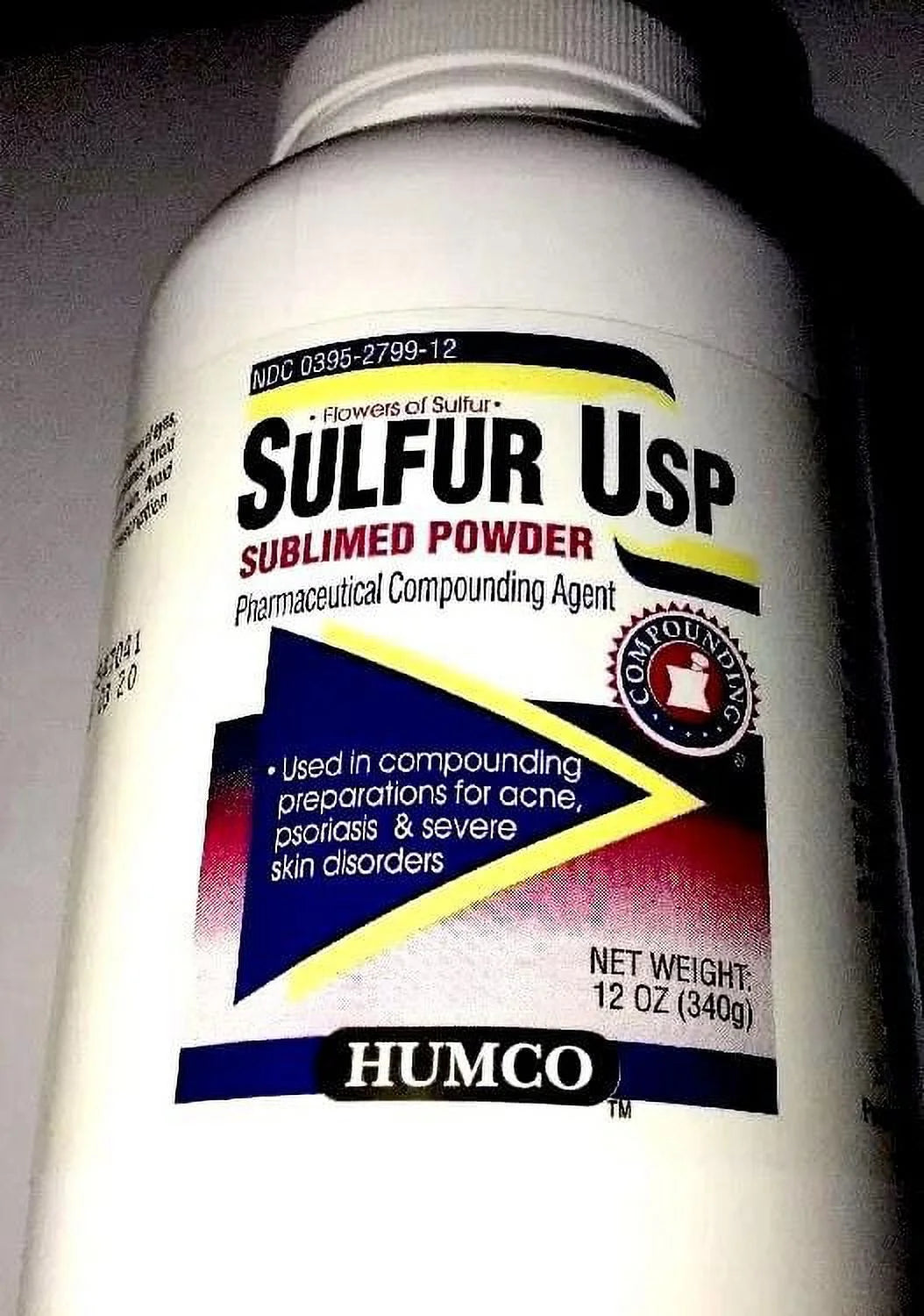 Humco Sulfur Sublimed Powder, 12 Oz. U443